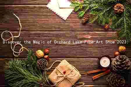Discover the Magic of Orchard Lake Fine Art Show 2023: Meet the Artists, Mediums, Dates, Location, and Admission Fees